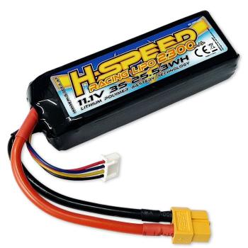 LiPo 2300mAh 11,1V mit XT60 H-SPEED für TRX Mini Maxx, XRT (108x35x24mm)